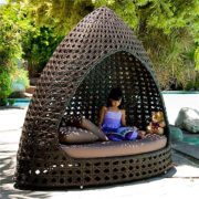 Outdoor Daybed , Rattan Bed, Outdoor Lounges, Daybed Outdoor Sofa