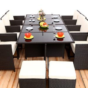 Rattan furniture, Rattan dining tables, Rattan dining chairs