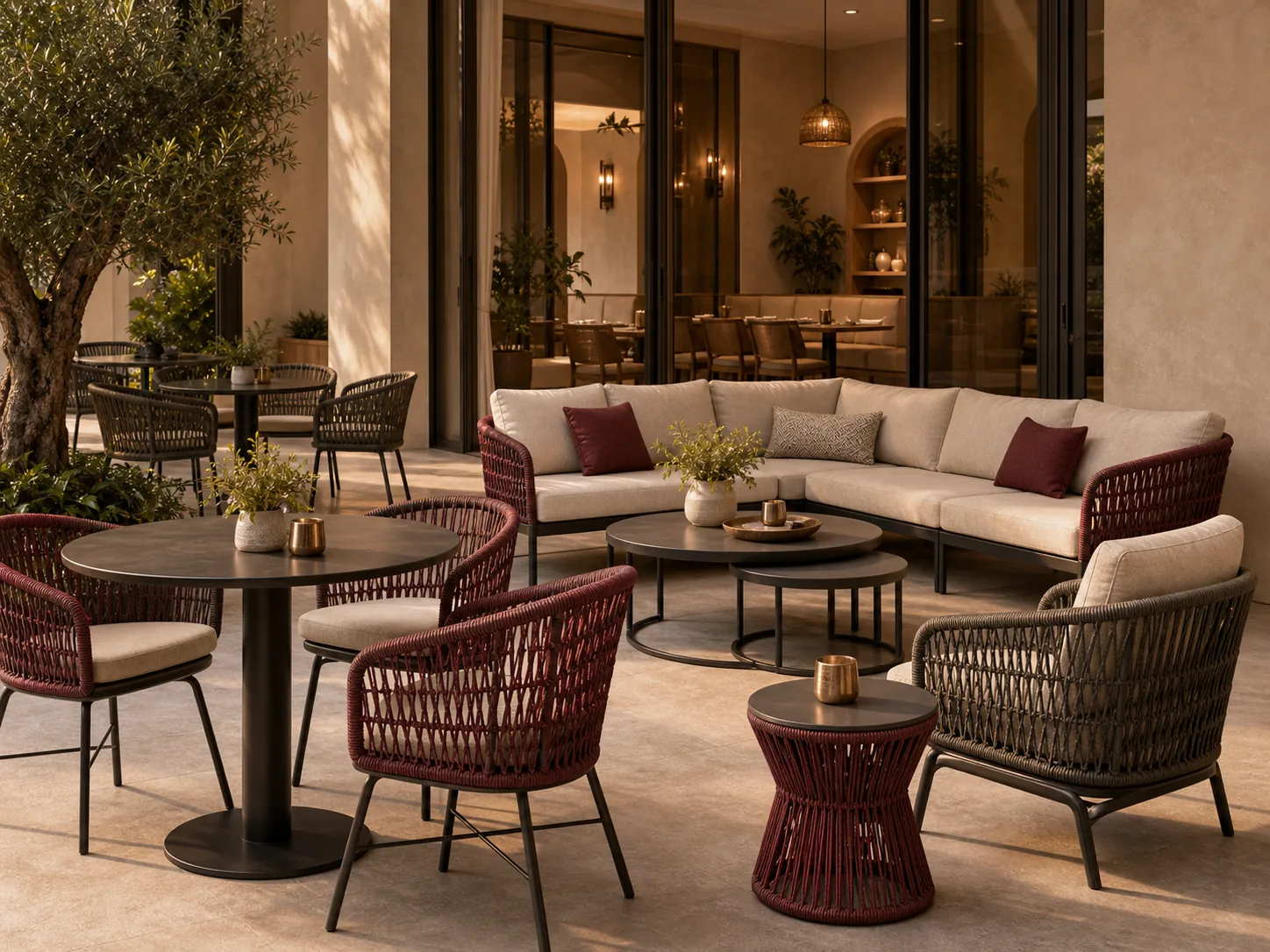 Rope & Woven Furniture for hospitality furniture projects