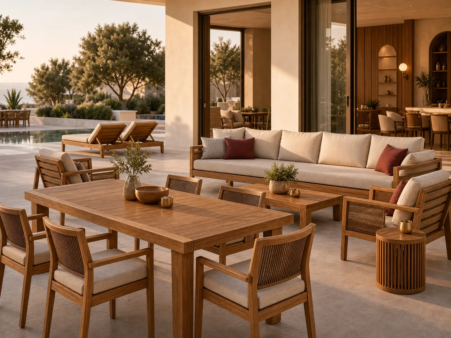 Teak Furniture for hospitality furniture projects