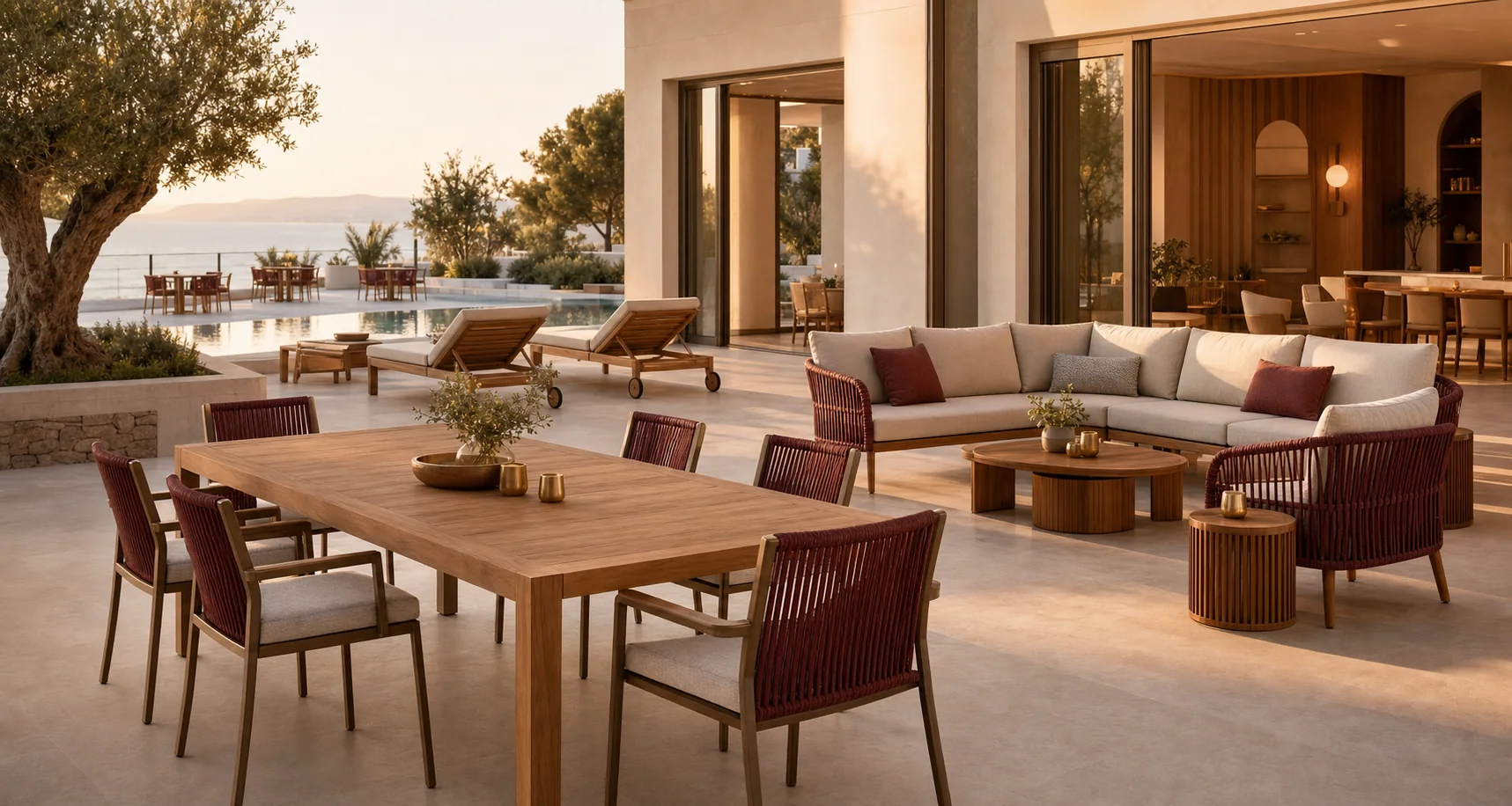 Wellfurnir commercial furniture collection for hotel terrace and lounge spaces