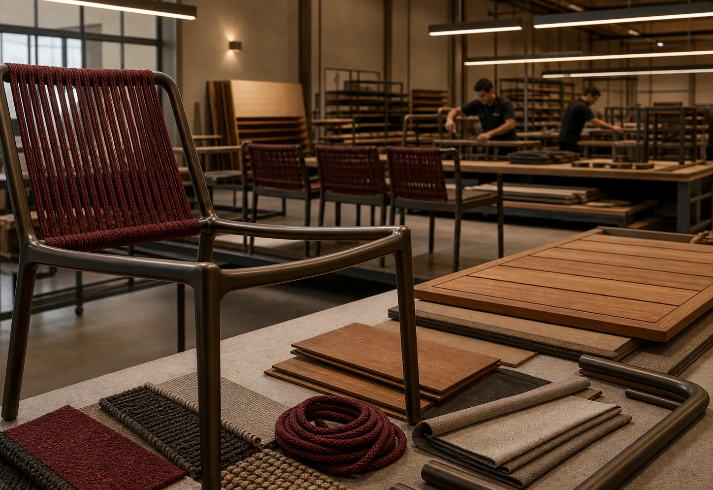 Wellfurnir furniture factory and production workshop