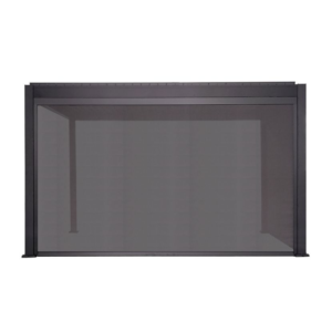 Textilene Privacy Side Screen – 13.1' Weather-Resistant Grey Mesh Panel for Saturn Aluminum Pergolas in Commercial Projects
