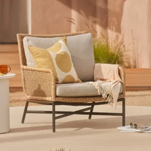 Outdoor Aluminum Lounge Chair – 30.5" Commercial Grade for Resort Projects